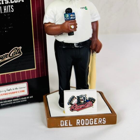 Del Rodgers Sacramento River Cats 2008 Collector's Edition‎ Bobblehead KCRA 3 - Picture 8 of 9